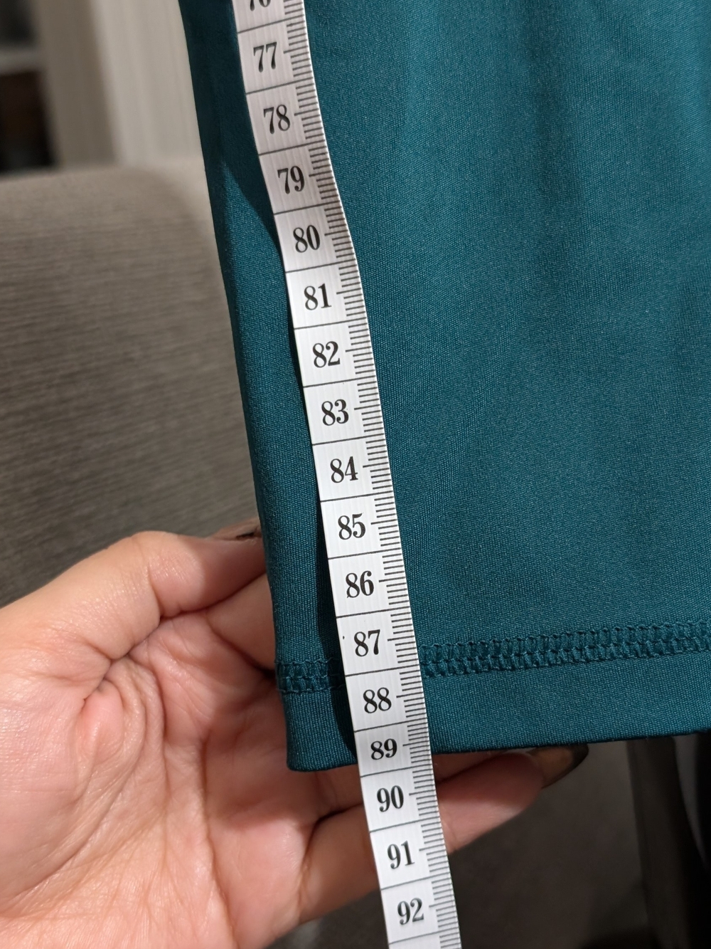 Aerie High-Rise Teal Leggings - Picture 7 of 8